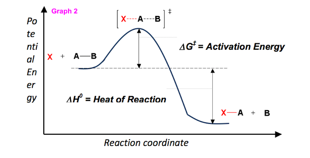 potential energy diagram labeled